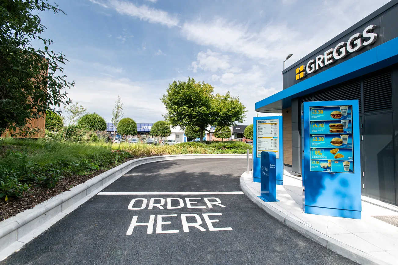 Greggs strengthens sustainability credentials with first eco drive-thru
