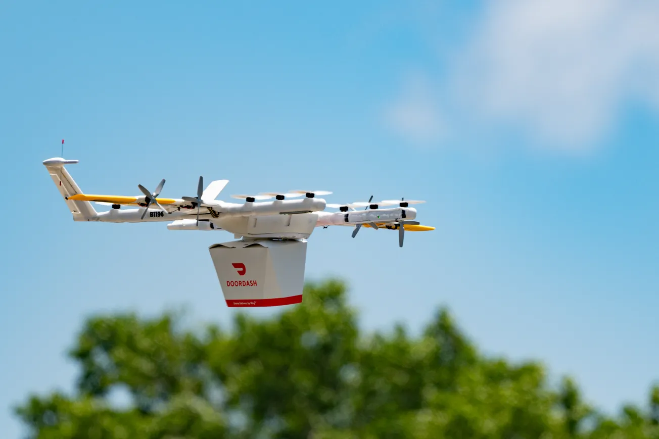 US foodservice brands take to the skies with DoorDash drone delivery