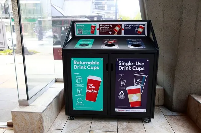 Tim Hortons joins major coffee chains in Canada for re-usable cup scheme