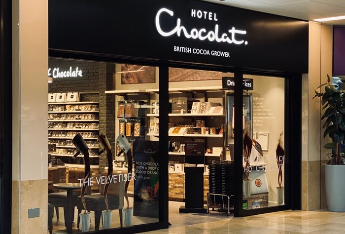A Hotel Chocolat store in Cardiff